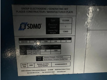MTU 16V 4000 SDMO 2200 kVA Silent generatorset in container - Stromgenerator: das Bild 4