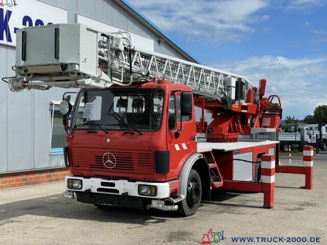 LKW mit Arbeitsbühne Mercedes-Benz 1422NG Ziegler Feuerwehr Leiter 30m Rettungskorb: das Bild 8