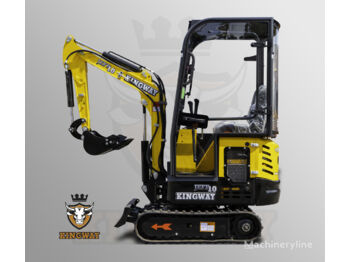 KINGWAY Mini Excavator Jeff 10 K Ramie Skrętne + bucket 300/500/800 - Minibagger