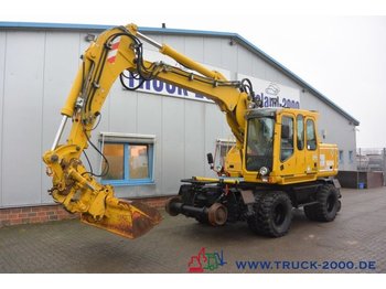 Mobilbagger Atlas 1604 KZW 22 Tonnen Zweiwegebagger 2x AHK 120 to.