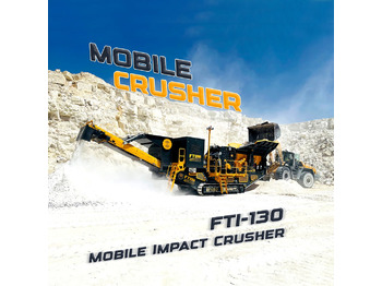 FABO FTI-130 TRACKED IMPACT CRUSHER 400-500 TPH | AVAILABLE IN STOCK - Mobile Brechanlage