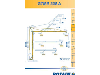 Potain GTMR 336 A - Turmkran