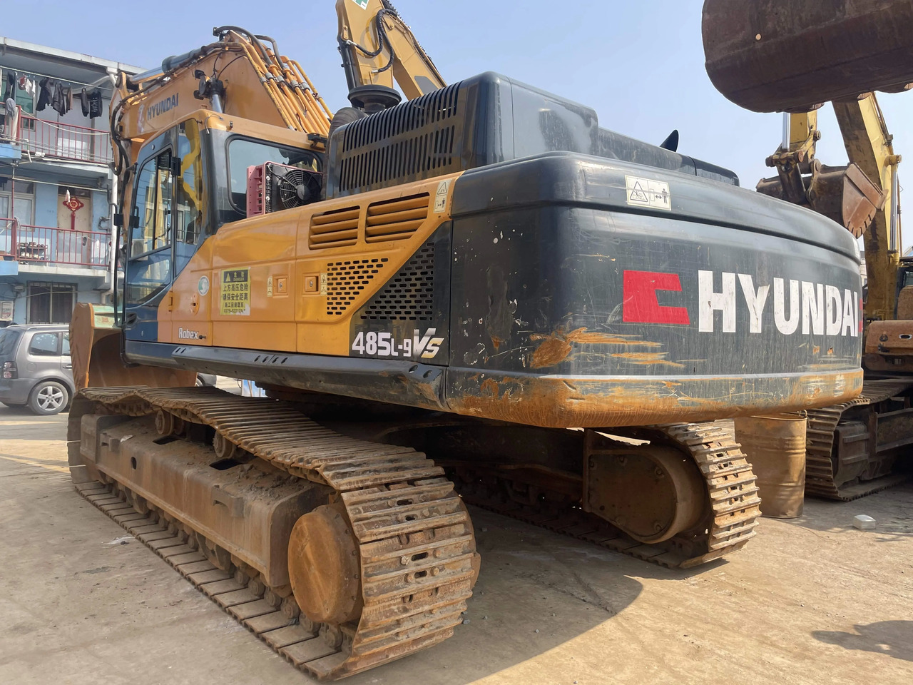 Bagger Used Original Hyundai 485lc 485 Excavator R485-9t Second Hand Crawler Hydraulic Excavator: das Bild 4