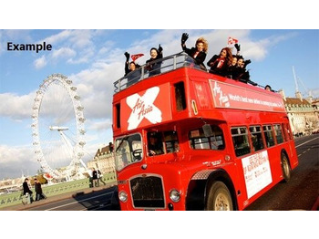 Doppeldeckerbus British Bus Tourist City Sightseeing open top traditional & modern London bu: das Bild 1