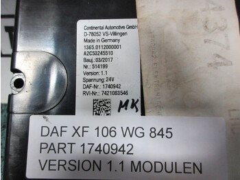 Elektrische Ausrüstung DAF 1740942 BBM MODULE: das Bild 3