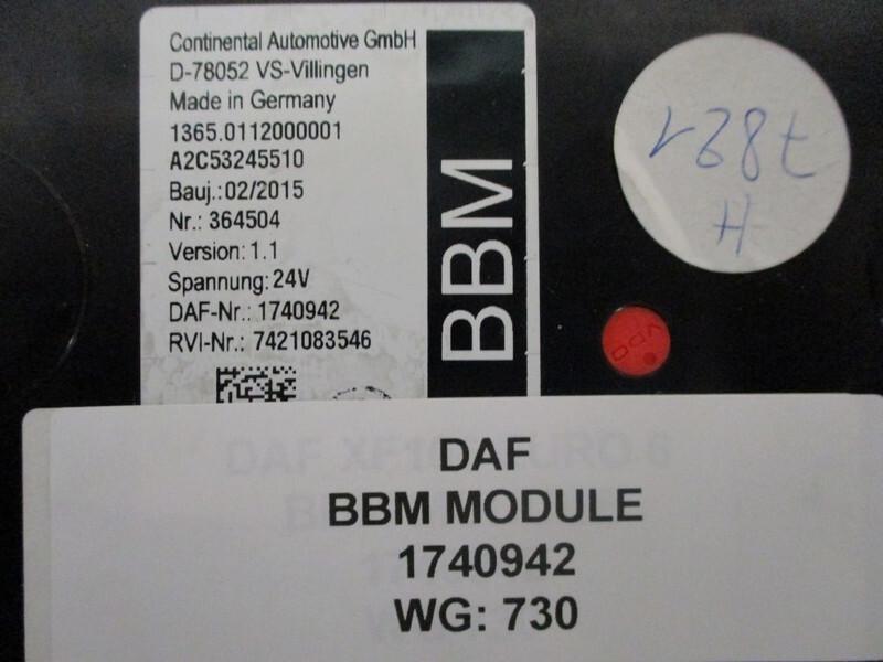 Elektrische Ausrüstung DAF 1740942 BBM MODULE: das Bild 4