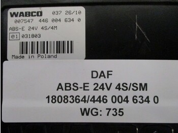 Elektrische Ausrüstung DAF 1808364/446 004 634 0 ABS-E 24 V 4S/4M: das Bild 2