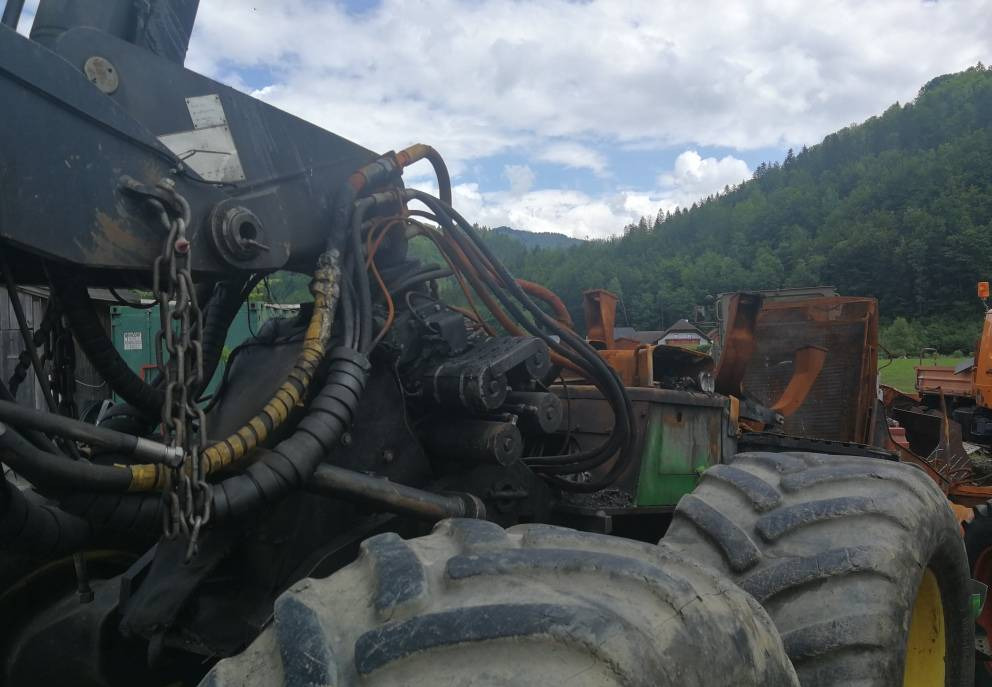 Rahmen/ Chassis für Forstmaschine John Deere 1470E Demonteras/Breaking: das Bild 8