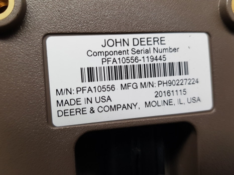 Elektrische Ausrüstung John Deere 6145r, 6110r, 6215r, 6195r, 6155r Monitor, Display Pfa10556, Pfa10759: das Bild 6
