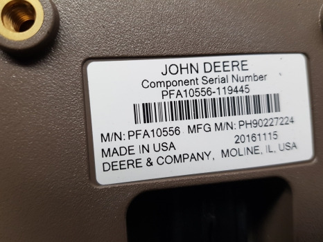 Elektrische Ausrüstung John Deere 6145r, 6110r, 6215r, 6195r, 6155r Monitor, Display Pfa10556, Pfa10759: das Bild 5