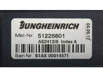 Steuergerät für Flurförderzeug Jungheinrich 51226801 Rij/hef/stuur regeling  drive/lift/steering controller AS2412 i S index A SW2,01 51256848 for ERD220 sn. S1AX00014571: das Bild 2