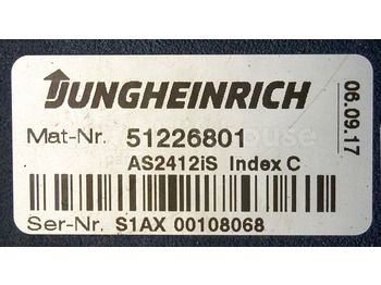 Steuergerät für Flurförderzeug Jungheinrich 51226801 Rij/hef/stuur regeling  drive/lift/steering controller AS2412 i S index C Sw 2,12 51256848 sn. S1AX00108068 from ERD220  year 2017: das Bild 2
