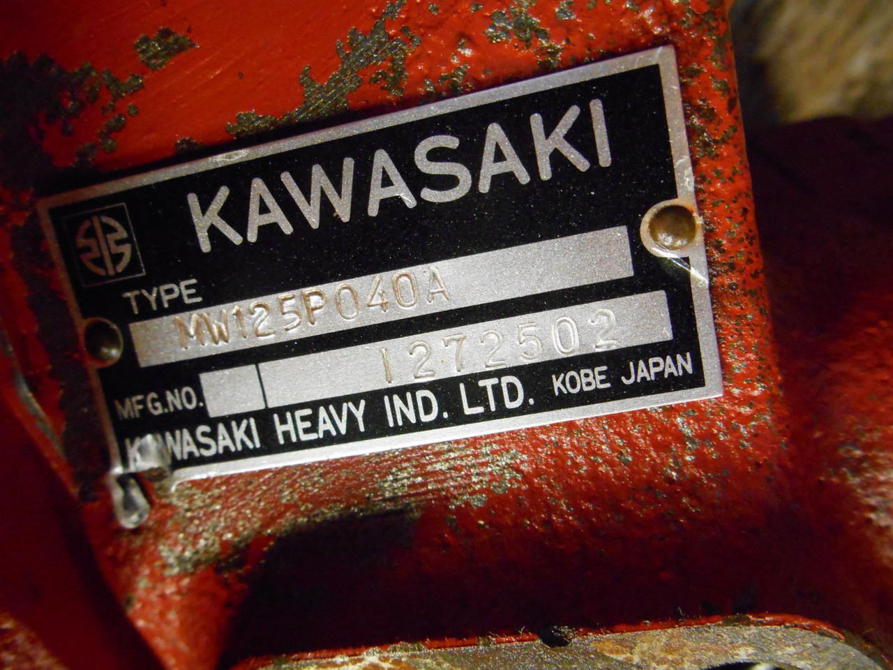 Hydraulik ventil für Baumaschine Kawasaki MW125P040A -: das Bild 4