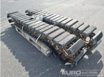  Set of Rubber Block Steel Tracks to suit Hitachi ZX29U-3 - Kette