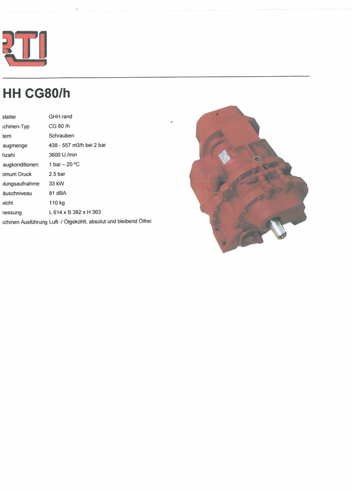 Ersatzteile für LKW Kompressor Cw 80-4: das Bild 3