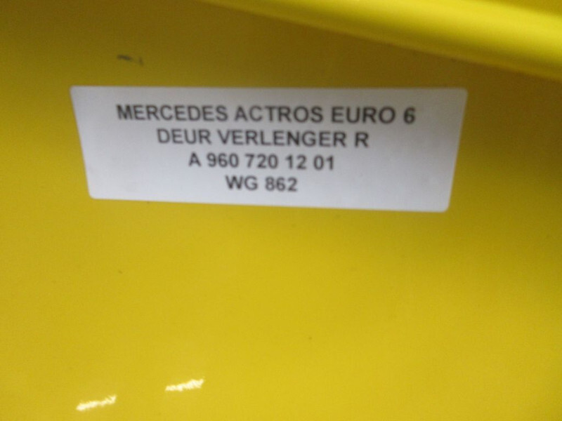 Fahrerhaus und Interieur für LKW Mercedes-Benz ACTROS A 960 720 12 01 DEURVERLENGER RECHTS EURO 6: das Bild 2