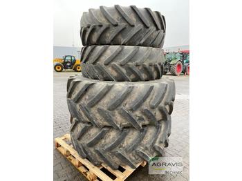 Felgen und Reifen für Landmaschine Michelin 580/70 R38 + 480/70 R28: das Bild 1