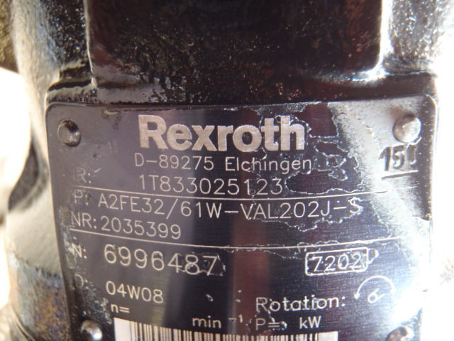 Schwenkmotor für Baumaschine Rexroth A2FE32/61W-VAL202J-S -: das Bild 3