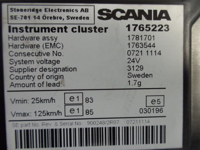 Armaturenbrett für LKW Scania instrument cluster: das Bild 6