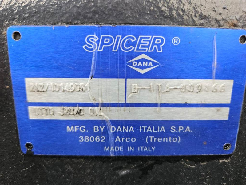 Achse und Teile für Baumaschine Spicer Dana 212/10149051 - Axle/Achse/As: das Bild 6