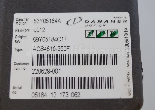 Steuergerät für Flurförderzeug Toyota/BT 220629-001 Danaher motion AC Superdrive motor controller 83Y05184A ACS4810-350F Rev 0012 sn. 0518412173062: das Bild 2