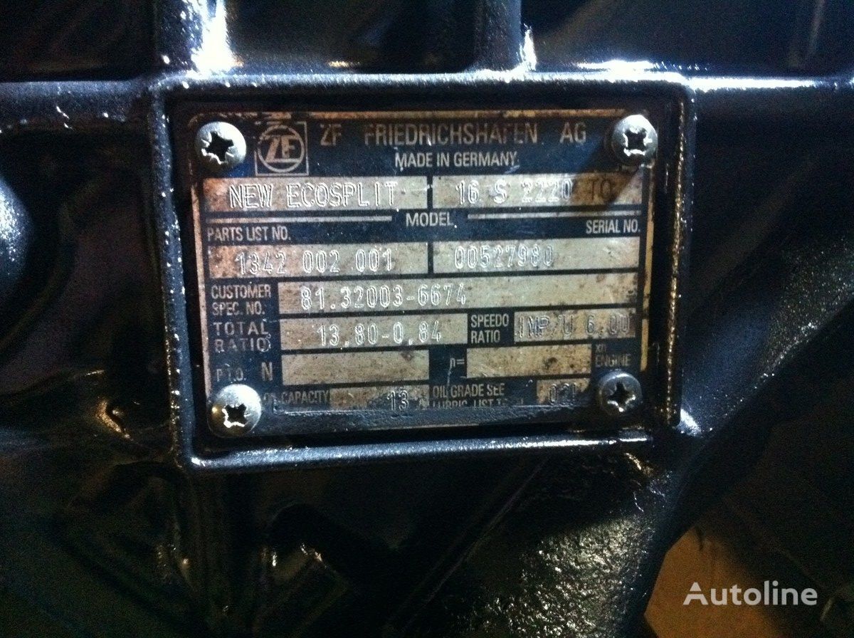 Getriebe für LKW ZF 16S2220TO ZF 16S2220: das Bild 7
