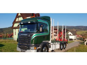 Rückewagen Scania R730 do drewna do lasu kłody epsilon loglift penz: das Bild 1