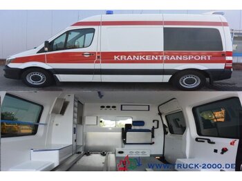Krankenwagen Mercedes-Benz 313 AMS Krankenwagen- (KTW) Rettungswagen Rampe + Rollstuhl: das Bild 1