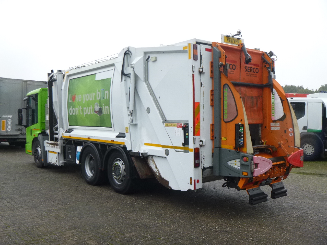 Müllwagen Mercedes Econic 2629 RHD 6x2 Geesink Norba refuse truck: das Bild 4