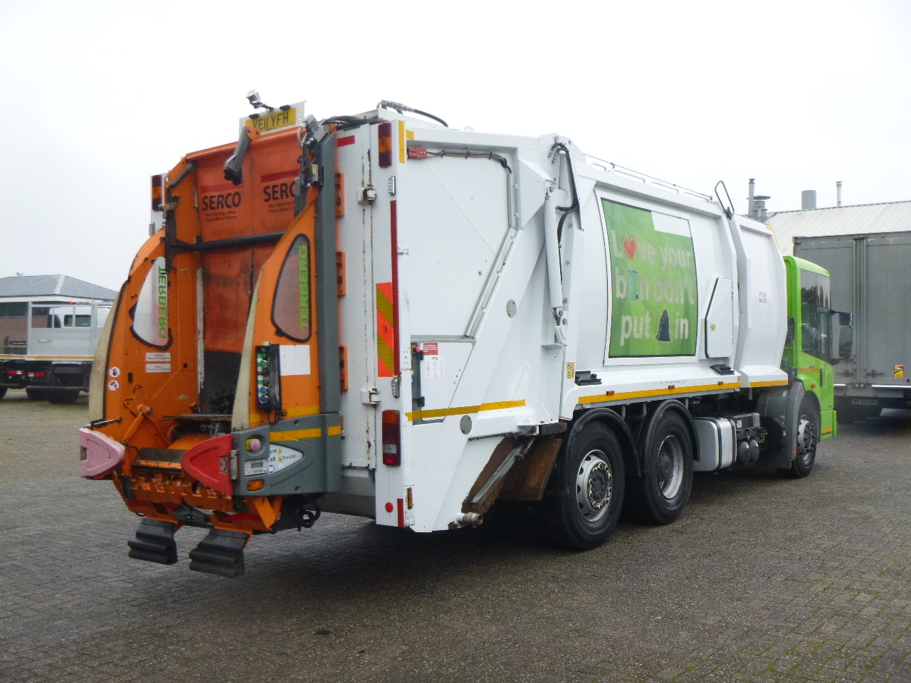 Müllwagen Mercedes Econic 2629 RHD 6x2 Geesink Norba refuse truck: das Bild 3