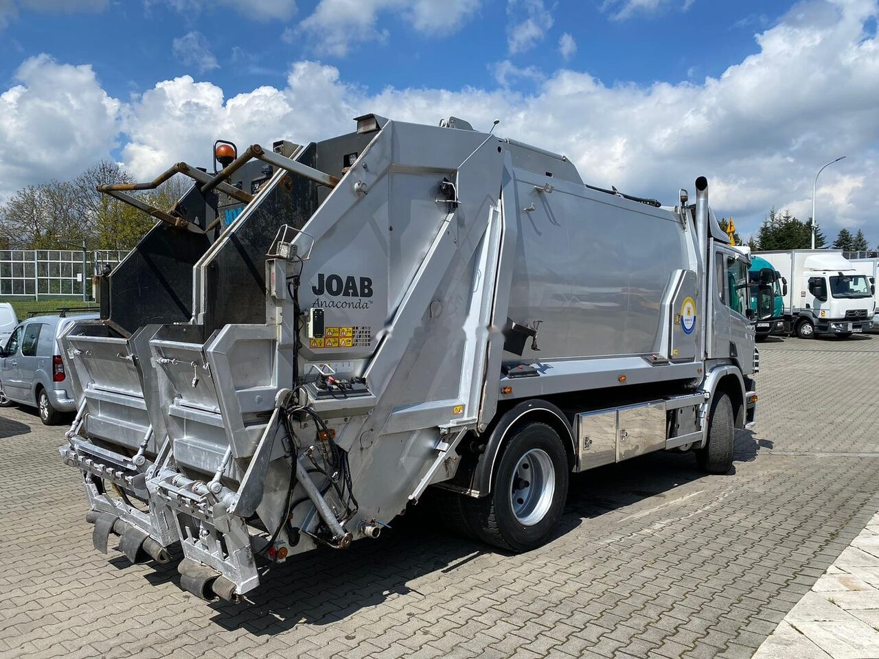 Müllwagen Scania P230DB / JOAB ANACONDA TWIN 13.3m3 / 1 OWNER / FULL SERVICED: das Bild 8