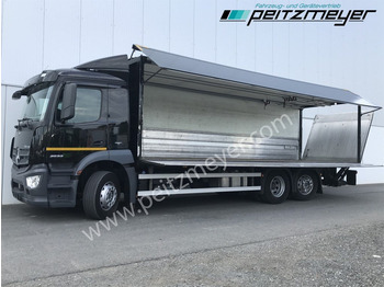 MERCEDES-BENZ Antos 2533 LL Ewers Getränke 8,55 m + LBW Klima, Standheizung, Lenkachse - Getränkeaufbau LKW