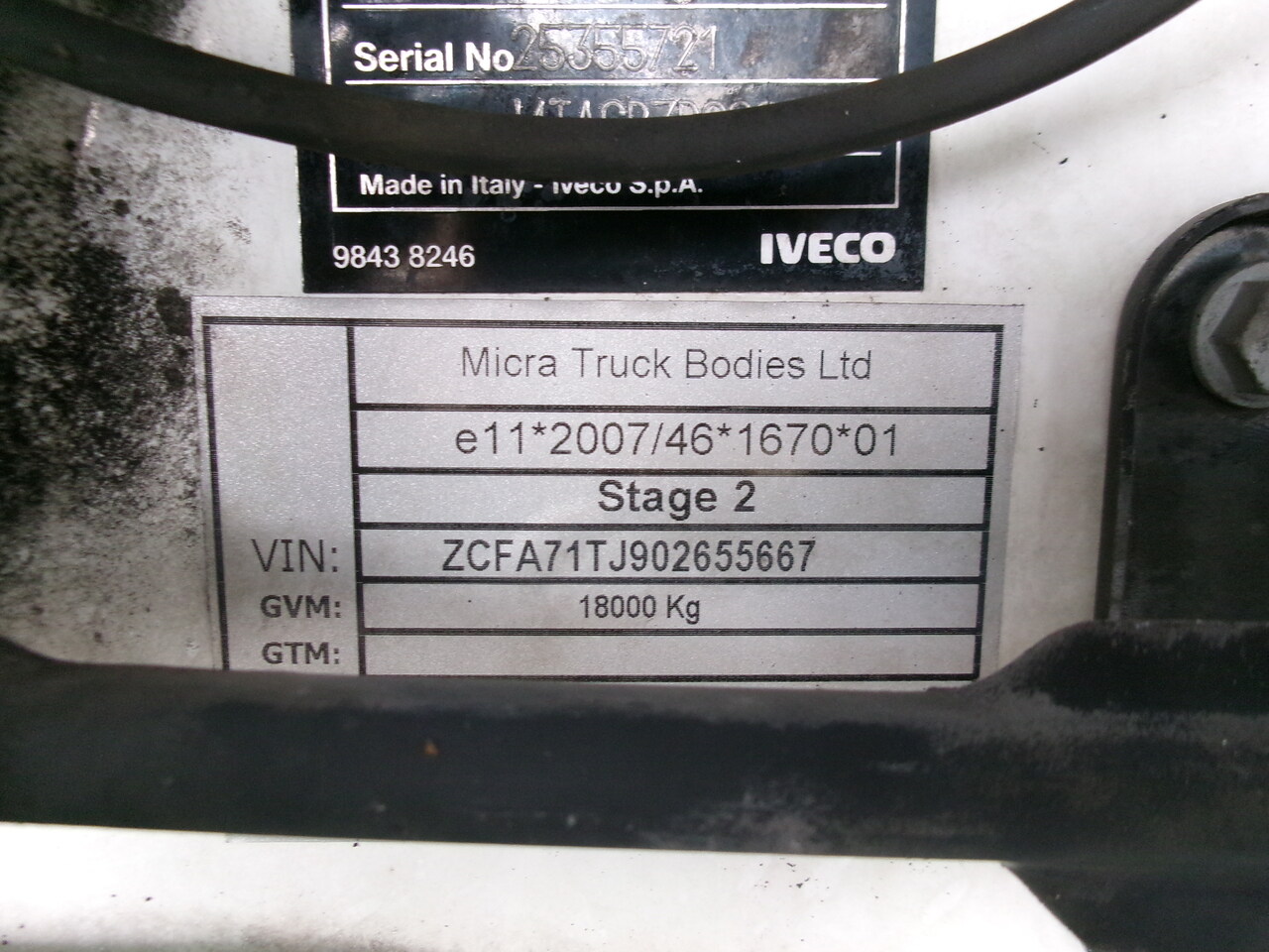 Koffer LKW Iveco Eurocargo 180E25S RHD 4x2 Euro 6 Closed box: das Bild 20