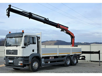 Pritsche LKW MAN TGA 26.310 Pritsche 7,00m+ Kran/FUNKTopzustand!: das Bild 1