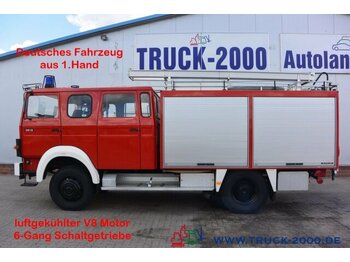 Koffer LKW Magirus Deutz 120 - 23 AW LF16 4x4 V8 nur 10.298 km -Feuerwehr: das Bild 1
