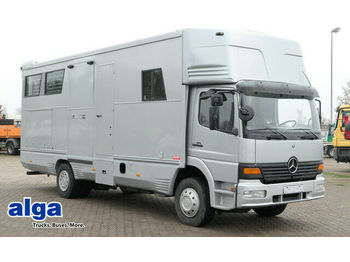 Tiertransporter LKW Mercedes-Benz 1223 L/Pferdetransporter/Wohnabteil/AHK/3 Sitze: das Bild 1