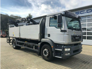 Pritsche LKW MAN TGM 18.340 Pritsche Kran ATLAS 105.2 *Hochsitz