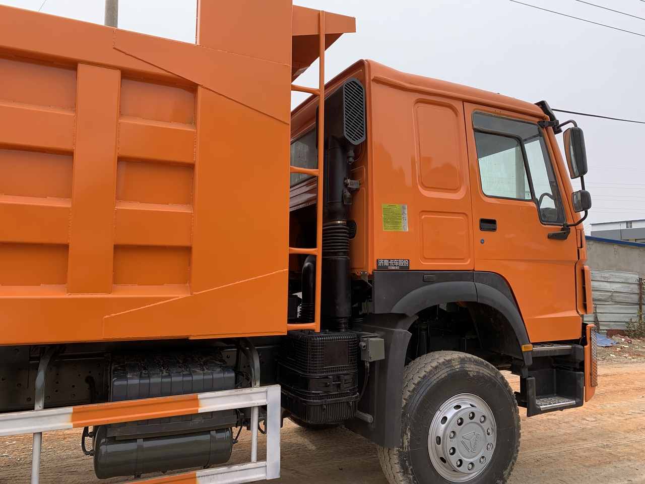 Kipper Für die Beförderung von schwere Technik SINOTRUK Howo 371 Dump truck: das Bild 7