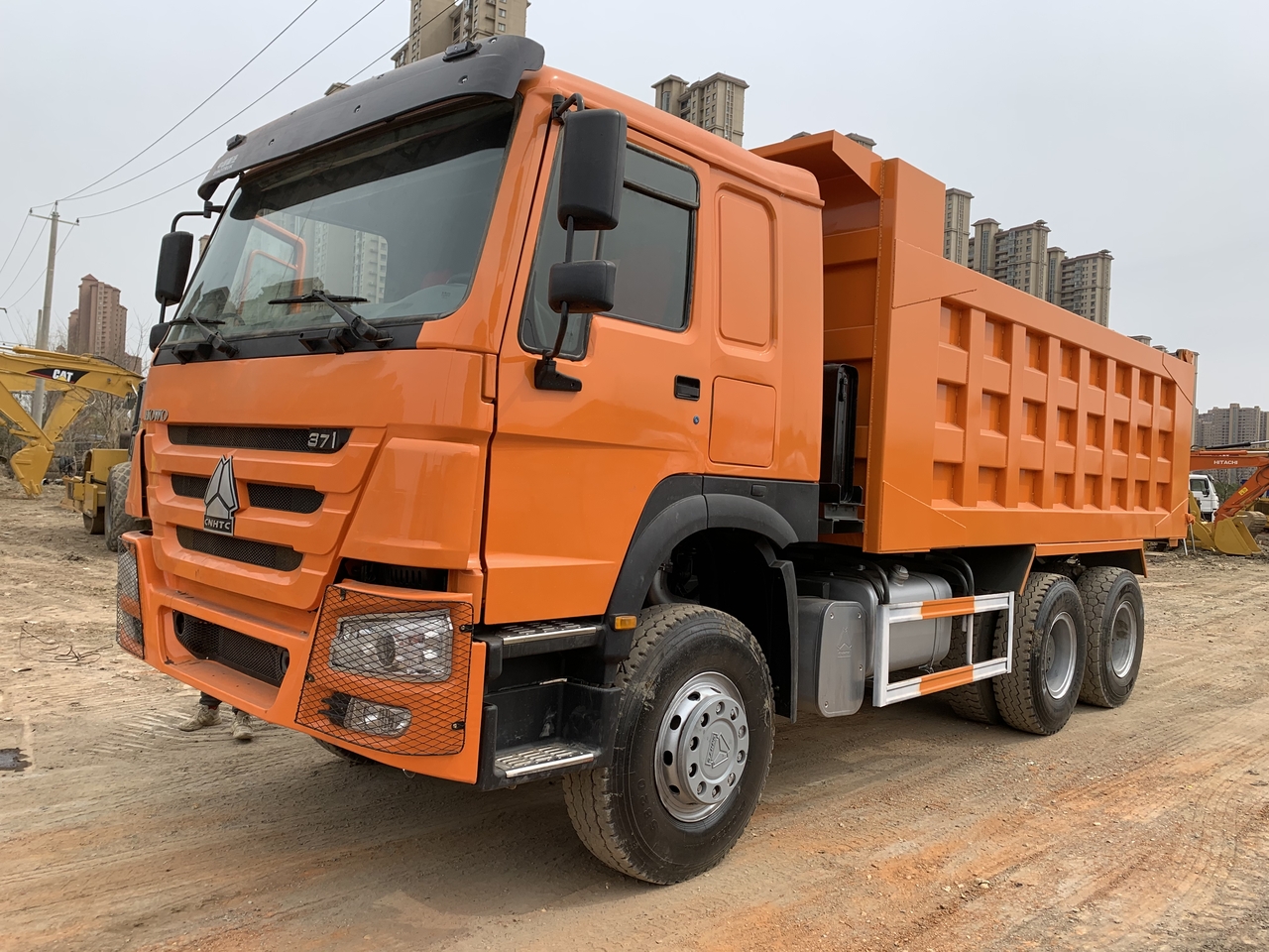 Kipper Für die Beförderung von schwere Technik SINOTRUK Howo 371 Dump truck: das Bild 6