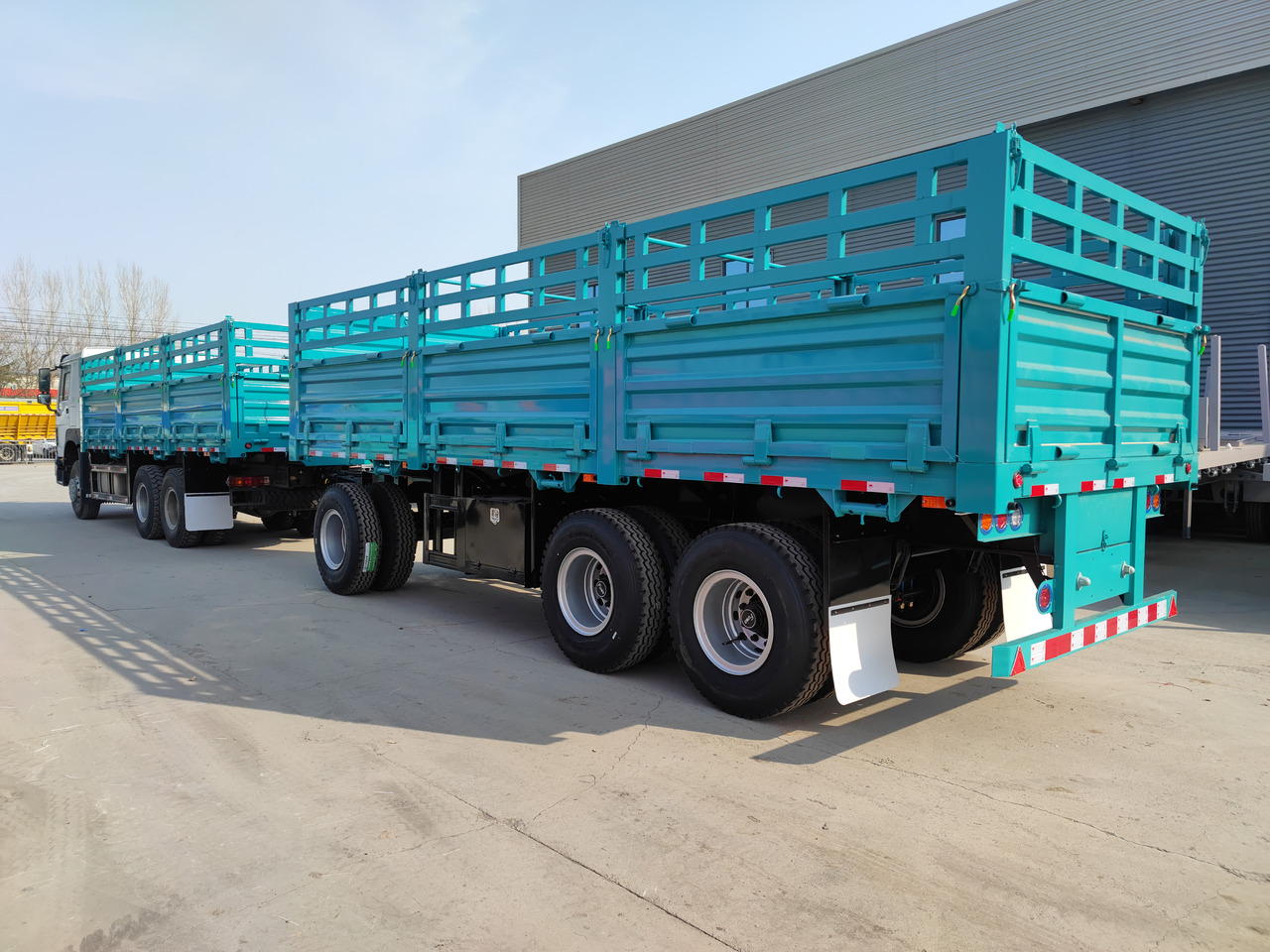 Pritsche LKW Für die Beförderung von Silo, Zustand - NEU SUNSKY Warehouse truck with full trailer: das Bild 3