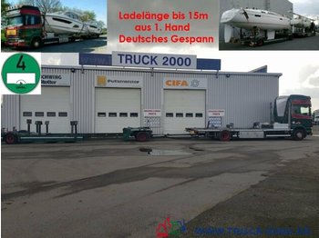 Autotransporter LKW Scania 124 G 420 Boot / Shipping Transport Gespann: das Bild 1