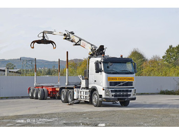 Holztransporter, Autokran Volvo FH 520 * EPSILON E260L83 * Anhänger /6x4: das Bild 2