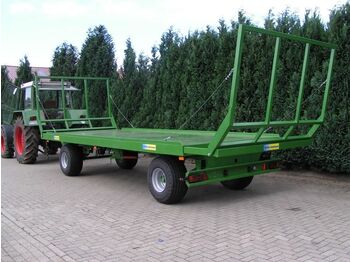 Landwirtschaftlicher Plattformanhänger, Zustand - NEU Pronar Ballenwagen TO 22, 10 to. Druckluft, 2-Achser, N: das Bild 1