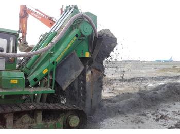 Technik für Bodenbearbeitung Inter-Drain Trencher, trancheuse, Kettenfräse, Kettinggr