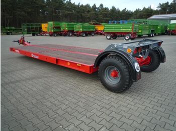 Landwirtschaftlicher Plattformanhänger, Zustand - NEU Unia hydr. absenkbarer Transportplattformwagen PL-6,: das Bild 1
