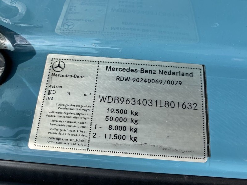 Sattelzugmaschine Mercedes-Benz Actros 1845LS RETARDER CHASSISNR: L801632 HOLLAND TRUCK EURO6 NEUE TUV!!: das Bild 10