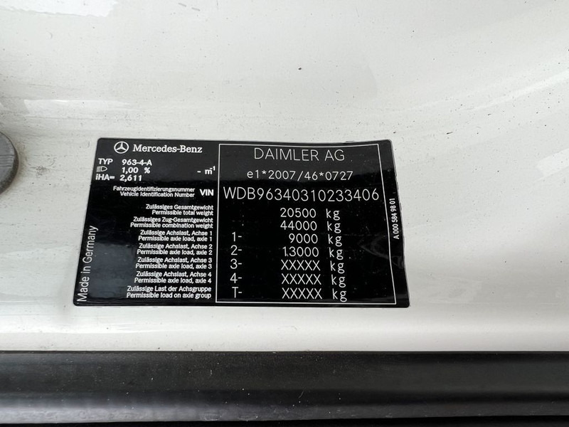 Sattelzugmaschine Mercedes-Benz Actros ACTROS 1846LS EURO 6 STREAMSPACE VIN: 10233406: das Bild 12