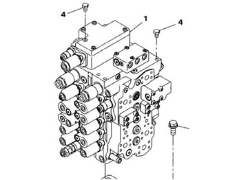 CASE Hydraulik ventil