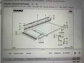 CLAAS Rahmen/ Chassis