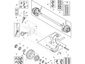 JOHN DEERE Bremsteile